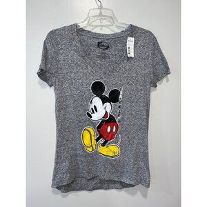 Disney Women's Mickey Mouse Shirt Gray Small NWT‎